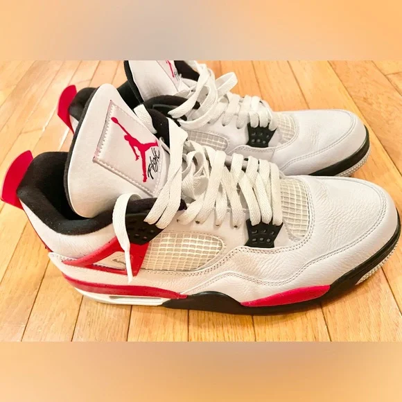 Air Jordan 4 Retro Red Cement DH6927-161 Size 12 Men’s - EUC Nike Air Jordan 4 Retro Red Cement DH6927-161 Men main image 2